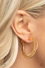 Load image into Gallery viewer, Moon Child Charisma - Gold clip-on earring A052
