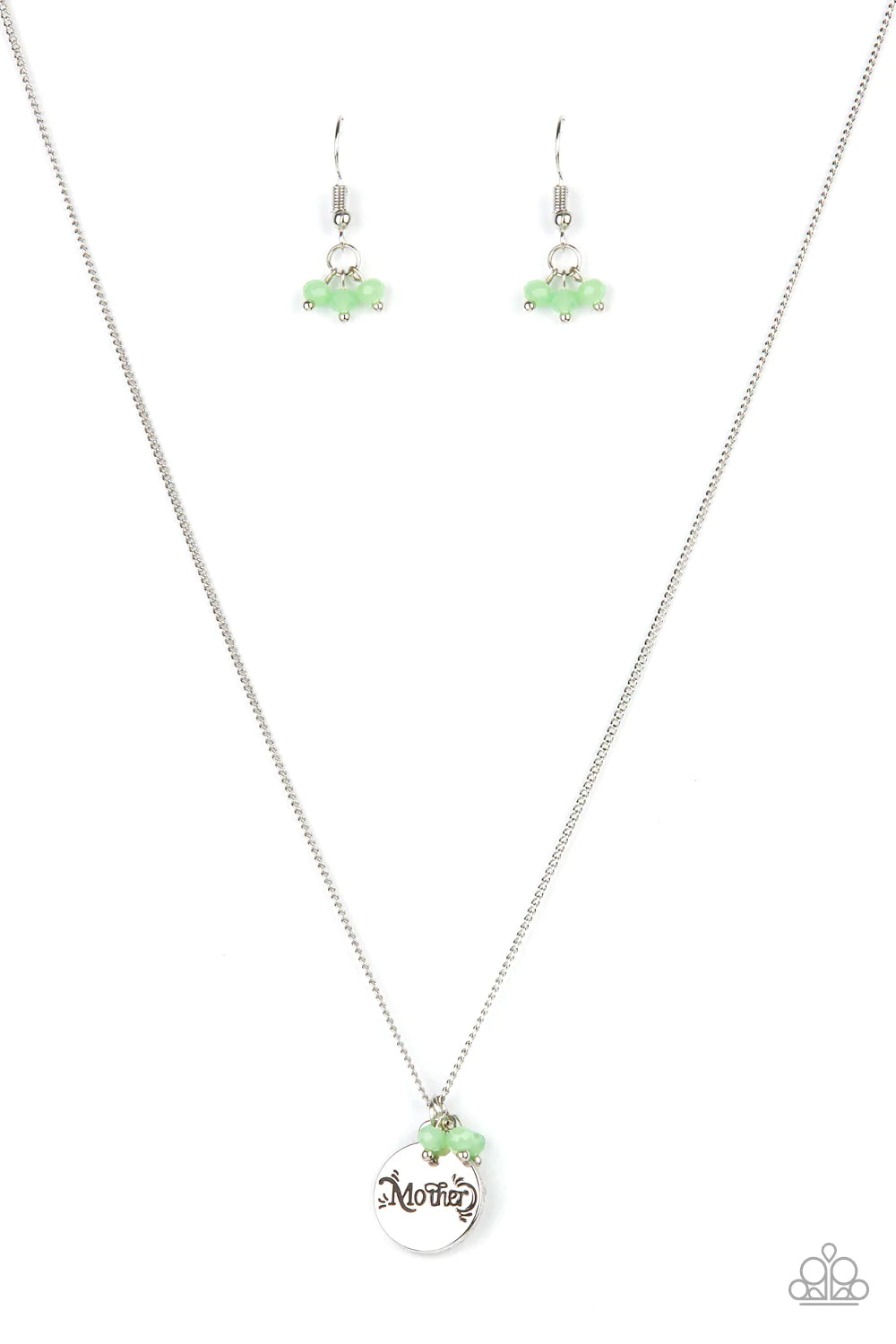 Warm My Heart - Green necklace C005