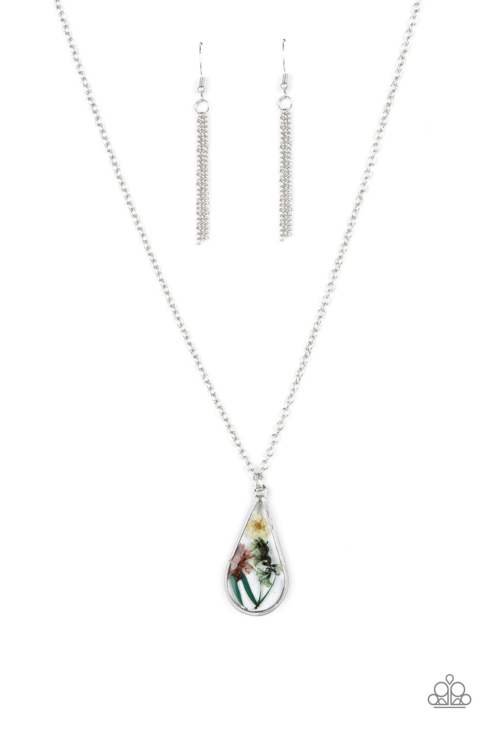 Pop Goes the Perennial - Multi necklace E066