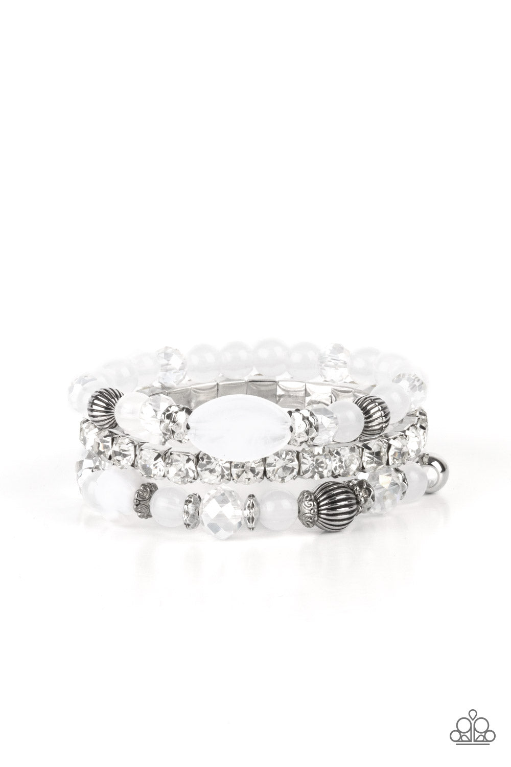 Ethereal Etiquette - White bracelet 2172