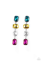 Load image into Gallery viewer, Cosmic Heiress - Multi post earring C005
