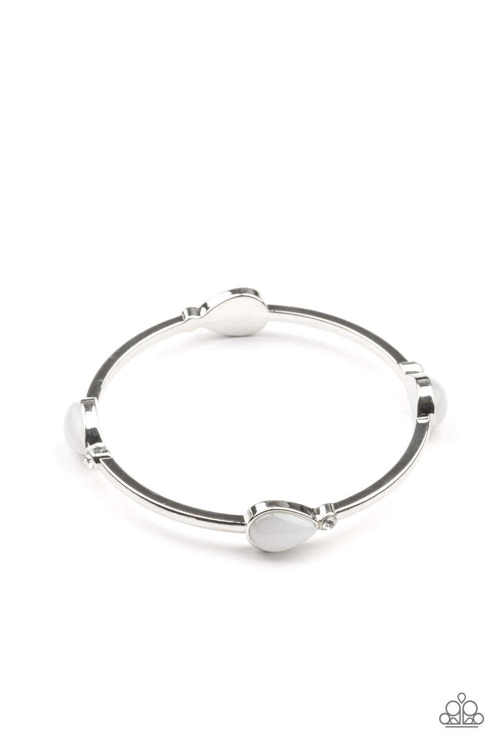 Dewdrop Dancing - White bracelet 2225