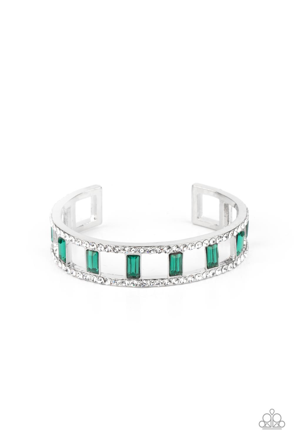 Industrial Icing - Green cuff bracelet 751
