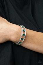 Load image into Gallery viewer, Industrial Icing - Green cuff bracelet 751
