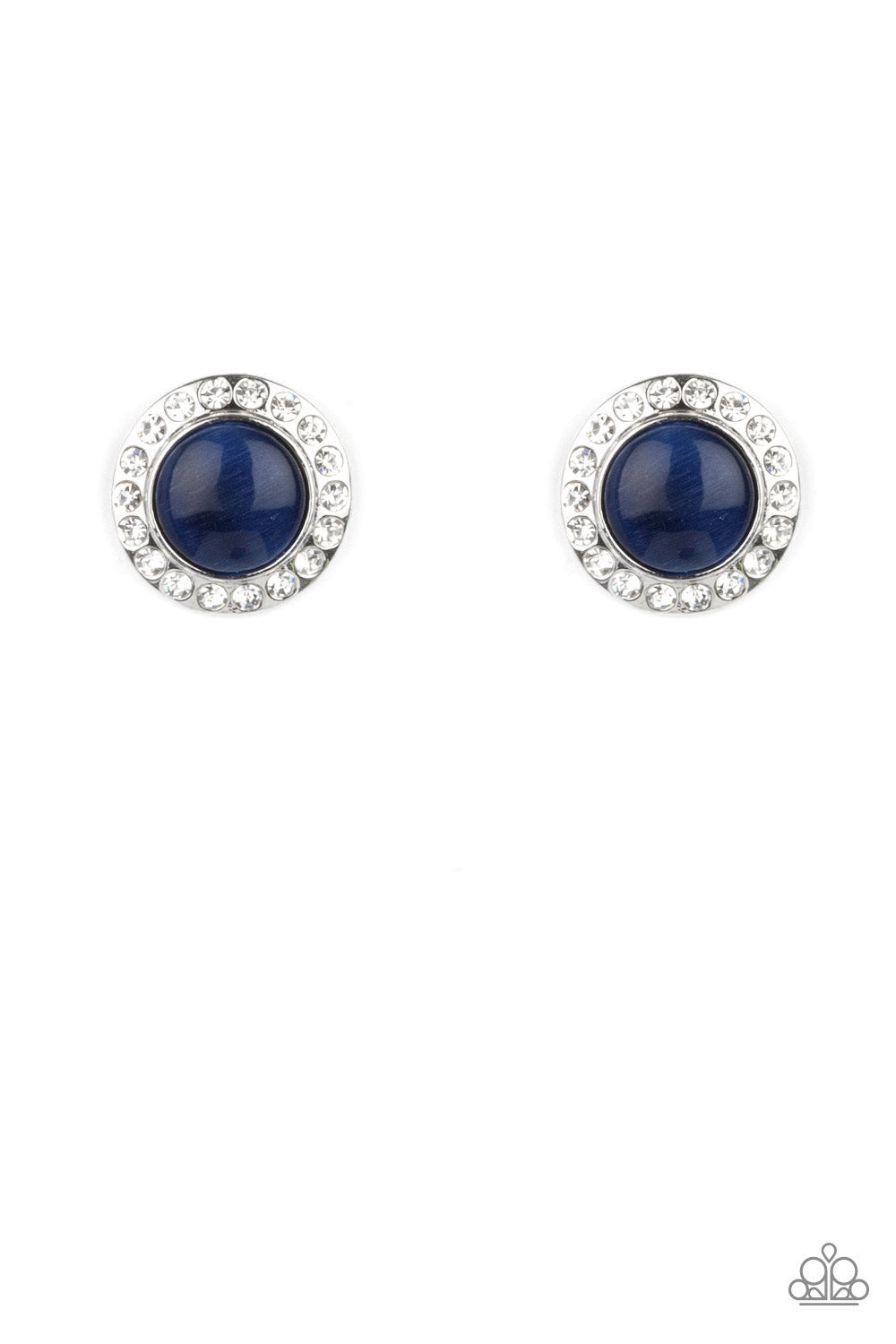 Glowing Dazzle - Blue post earring 1559