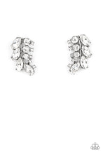Load image into Gallery viewer, Flawless Fronds - White post earring 2222
