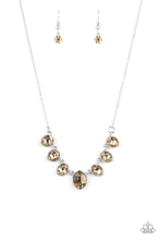 Load image into Gallery viewer, Material Girl Glamour - Brown necklace 2098
