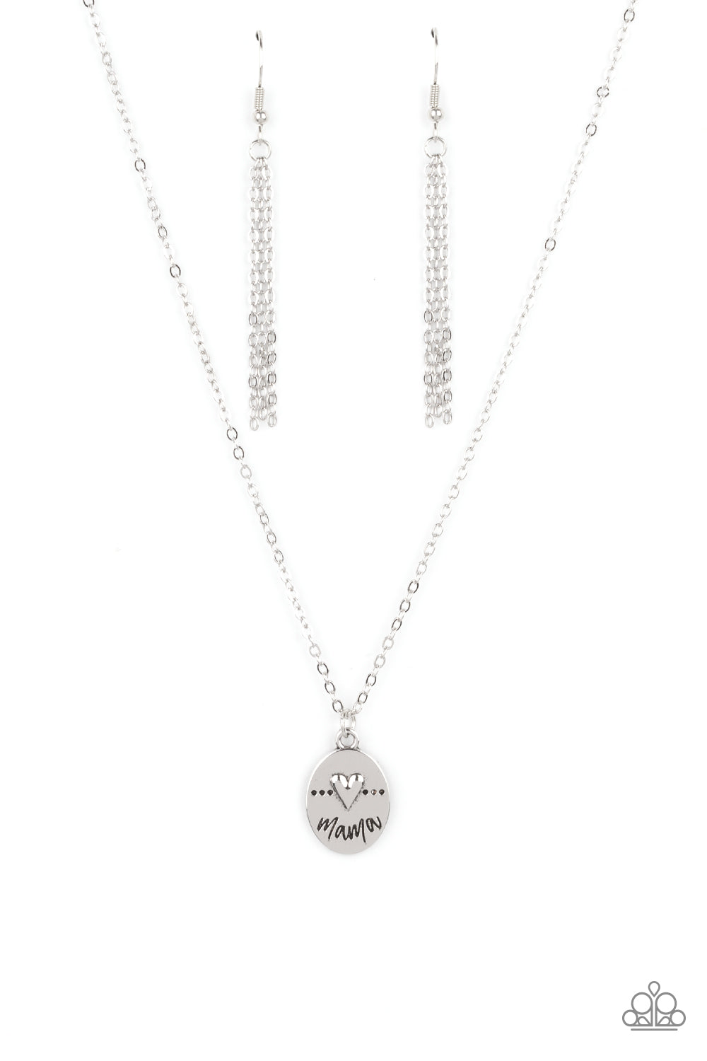 They Call Me Mama - Silver necklace  B103