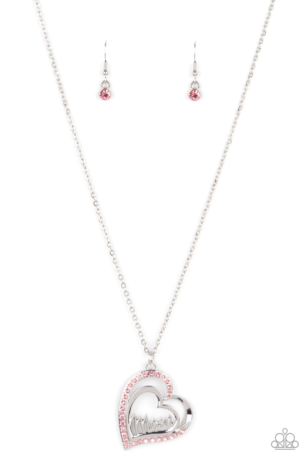 A Mother's Heart - Pink necklace 1757