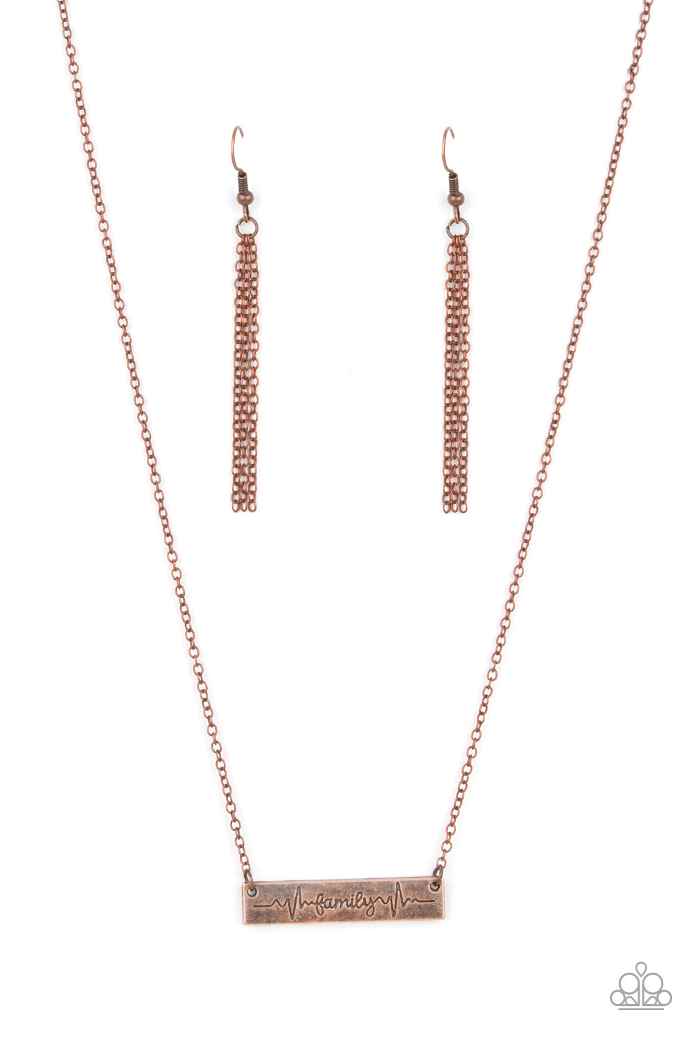 Living The Mom Life - Copper necklace B015