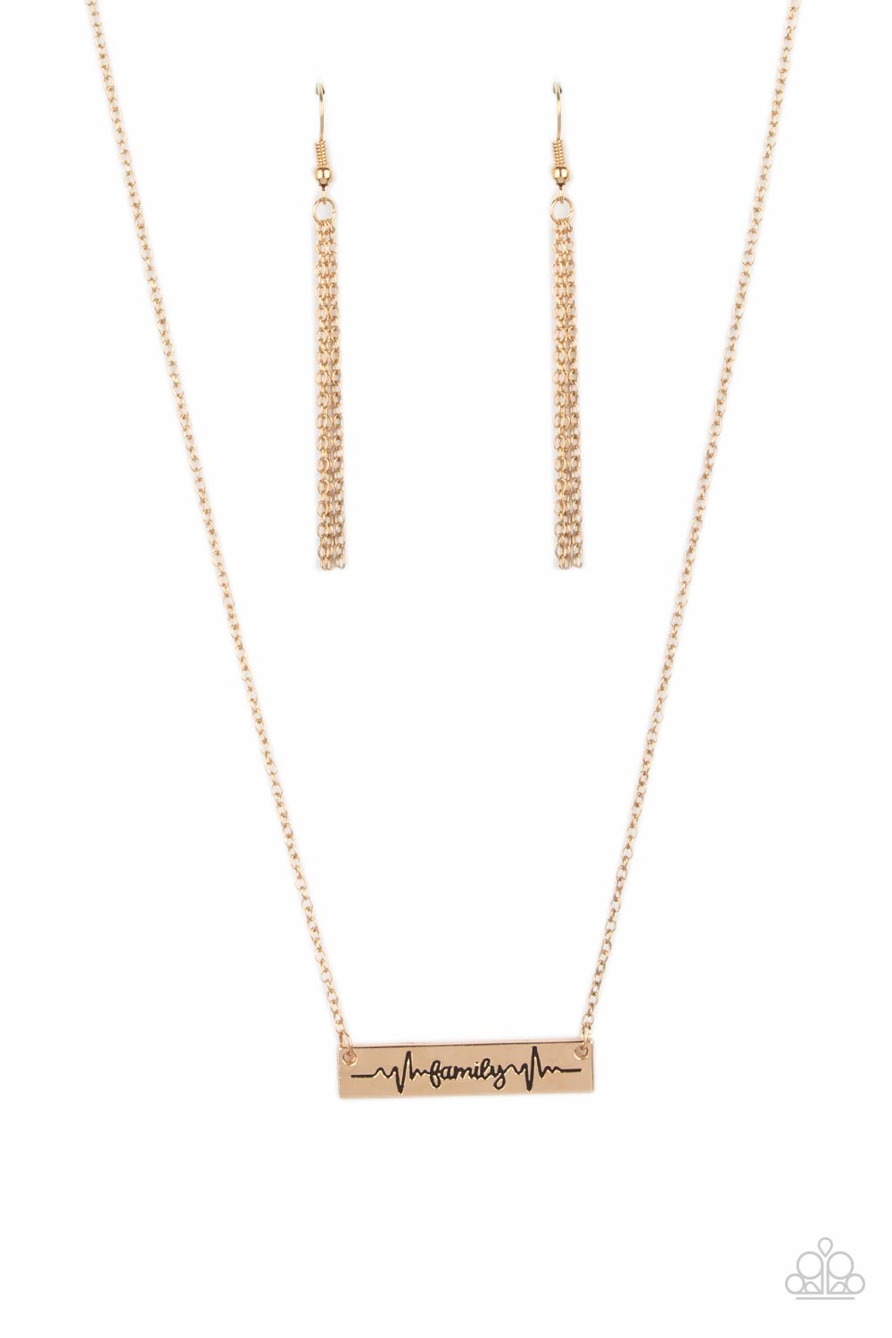 Living The Mom Life - Gold necklace B110