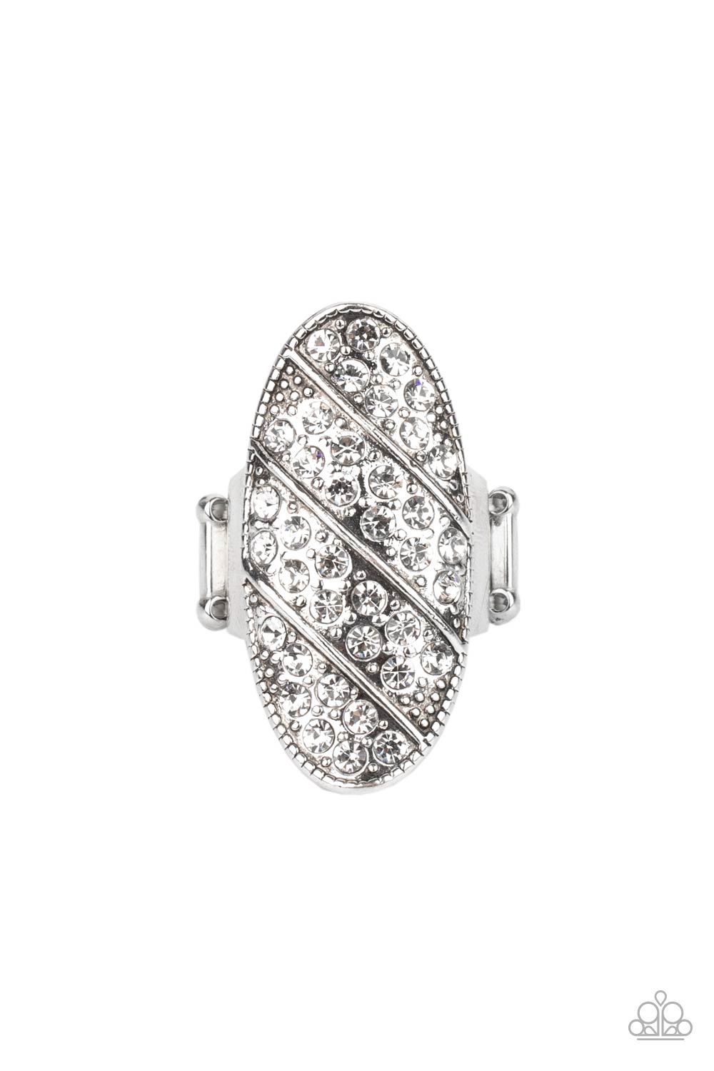 Galactic Glitz - White ring 796