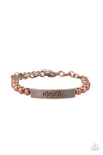 Load image into Gallery viewer, Mom Squad - Copper bracelet B035
