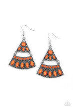 Load image into Gallery viewer, Desert Fiesta - Orange earring 617

