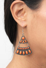 Load image into Gallery viewer, Desert Fiesta - Orange earring 617
