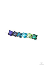 Load image into Gallery viewer, Prismatically Pinned - Multi hair clip A061

