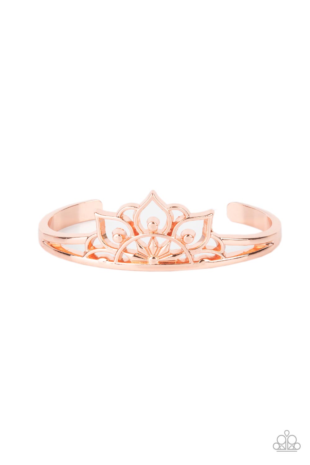 Mandala Mindfulness - Copper cuff bracelet 773