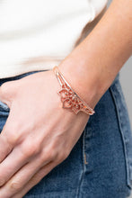 Load image into Gallery viewer, Mandala Mindfulness - Copper cuff bracelet 773
