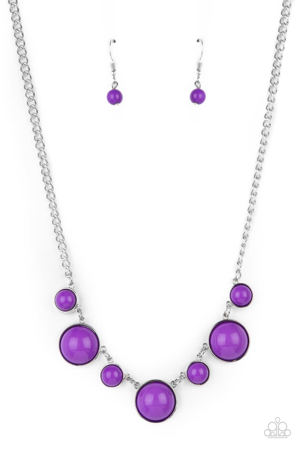 Prismatically POP-tastic - Purple necklace 1989