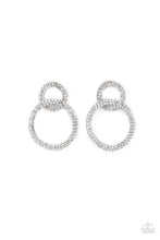 Load image into Gallery viewer, Intensely Icy - White post earring F044
