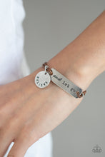 Load image into Gallery viewer, Believe and Let Go - Brown bracelet B079
