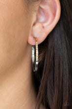 Load image into Gallery viewer, Somewhere Over the OMBRE - Brown Hoop earring D039
