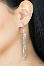 Load image into Gallery viewer, Drop-Dead Dainty - White earring D065
