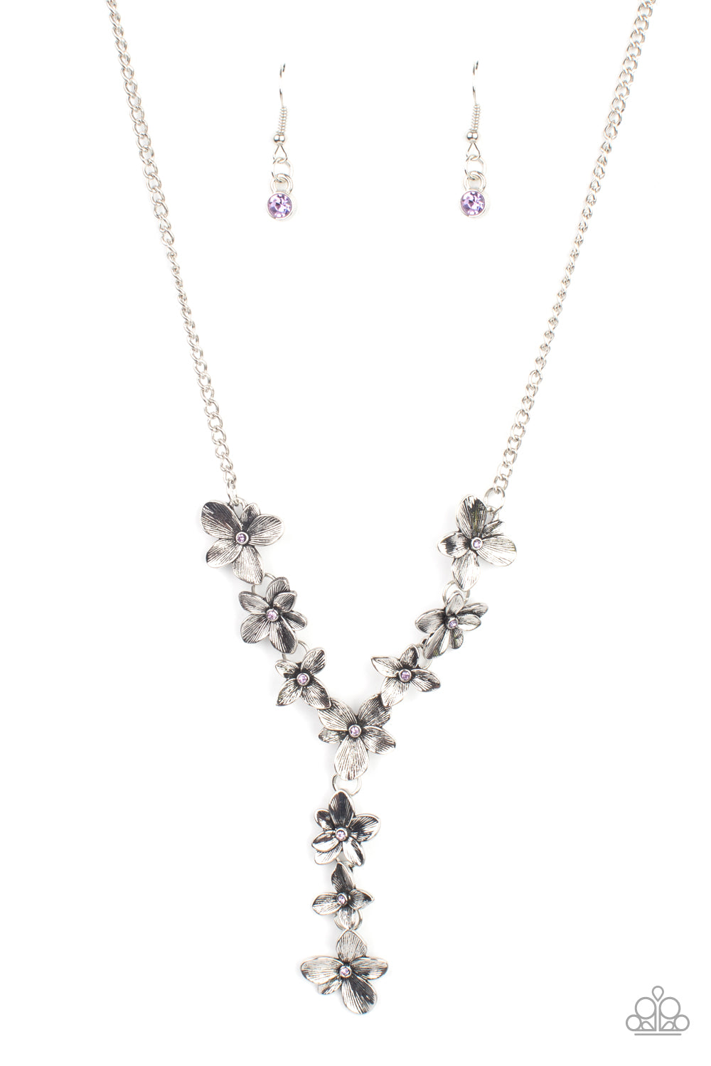 Fairytale Meadow - Purple necklace D024