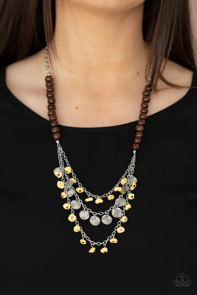 Plains Paradise - Yellow necklace B119
