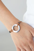 Load image into Gallery viewer, Choose Happy - Brown bracelet 616
