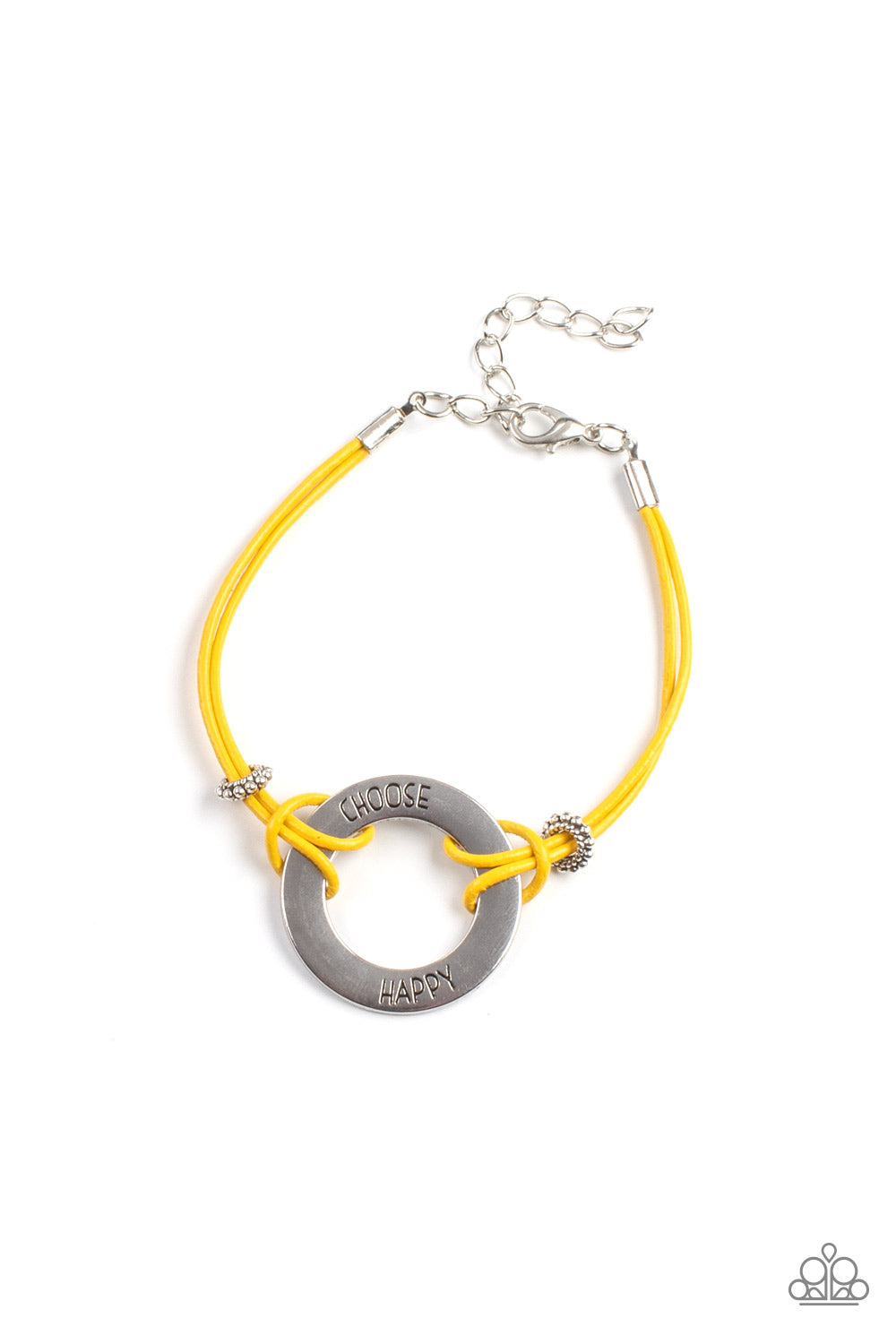 Choose Happy - Yellow bracelet B068