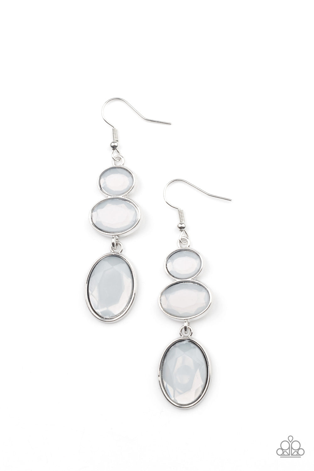 Tiers Of Tranquility - White earring 2208