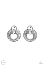 Load image into Gallery viewer, Industrial Innovator - Silver clip-on earring B095
