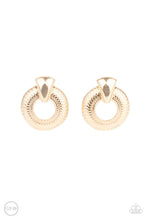 Load image into Gallery viewer, Industrial Innovator - Gold clip-on earring C024A
