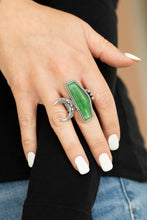 Load image into Gallery viewer, Cosmic Karma - Green ring 564
