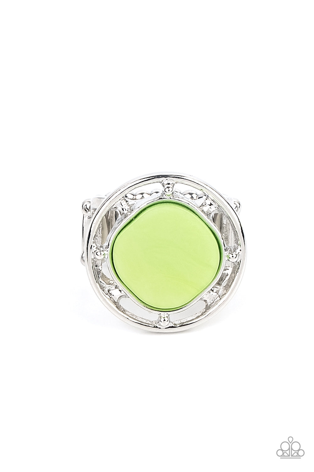 Encompassing Pearlescence - Green ring 1636