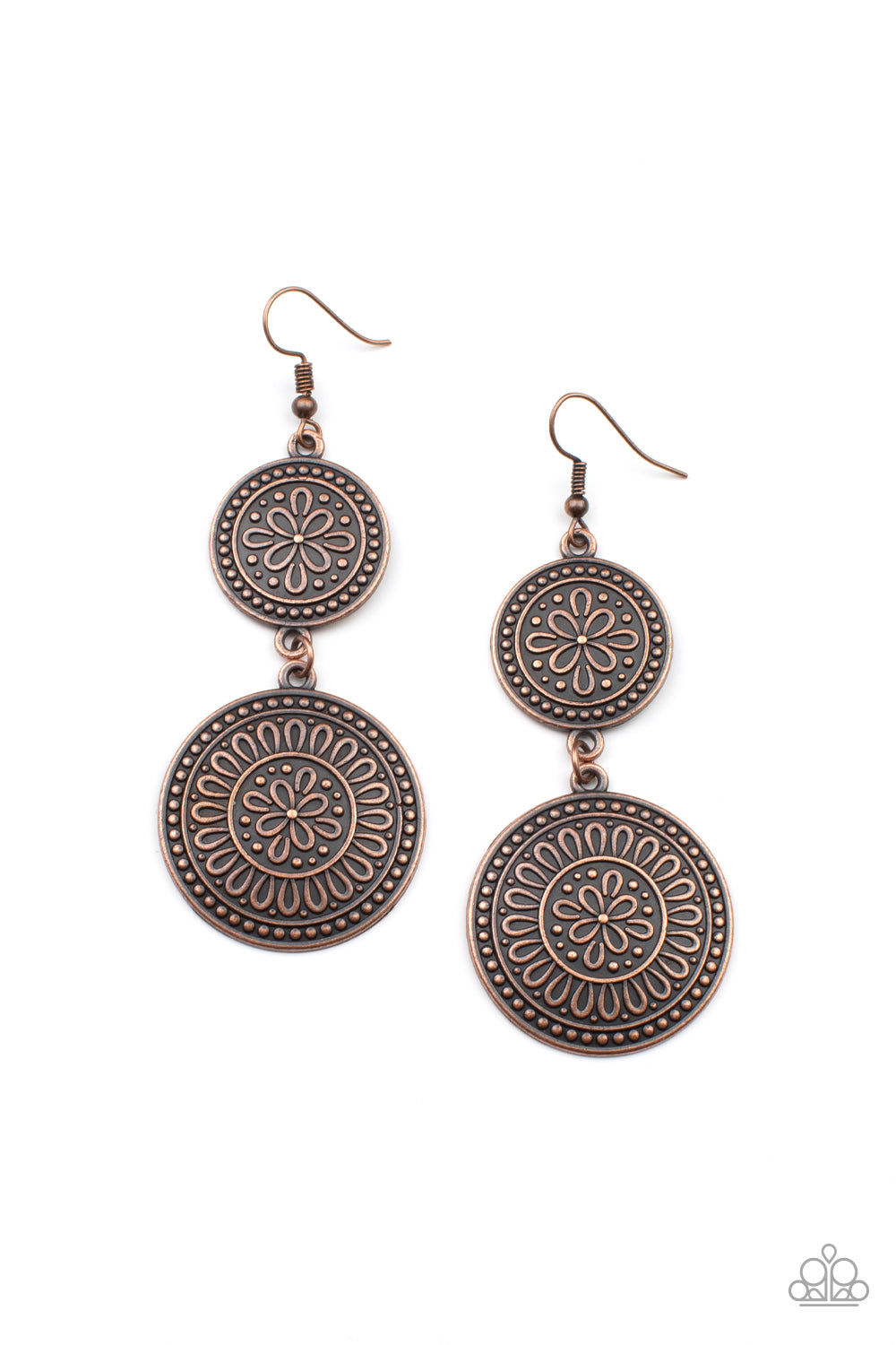Road Trip Paradise - Copper earring A052