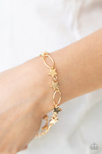 Load image into Gallery viewer, Stars and Sparks - Gold bracelet B023
