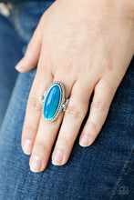 Load image into Gallery viewer, Oval Oasis - Blue ring A038
