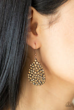 Load image into Gallery viewer, Daydreamy Dazzle - Copper earring 1792
