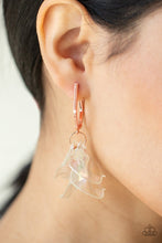 Load image into Gallery viewer, Jaw-Droppingly Jelly - Copper hoop earring 812
