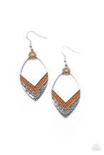 Load image into Gallery viewer, Indigenous Intentions - Orange earring B097
