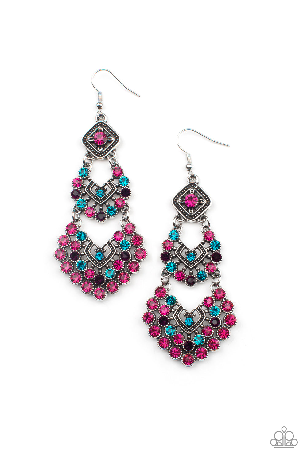 All For The GLAM - Multi earring A052