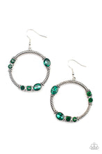 Load image into Gallery viewer, Glamorous Garland - Green earring 2189
