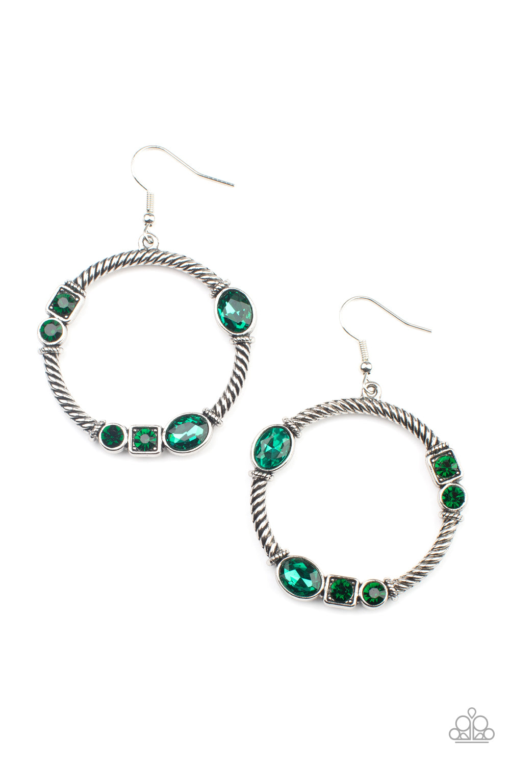 Glamorous Garland - Green earring 2189