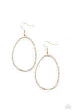 Load image into Gallery viewer, OVAL-ruled! - Gold earring 2095
