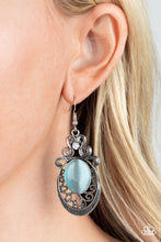 Load image into Gallery viewer, Garden Gondola Ride - Blue earring D021

