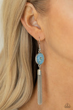 Load image into Gallery viewer, Oceanic Opalescence - Blue earring B088
