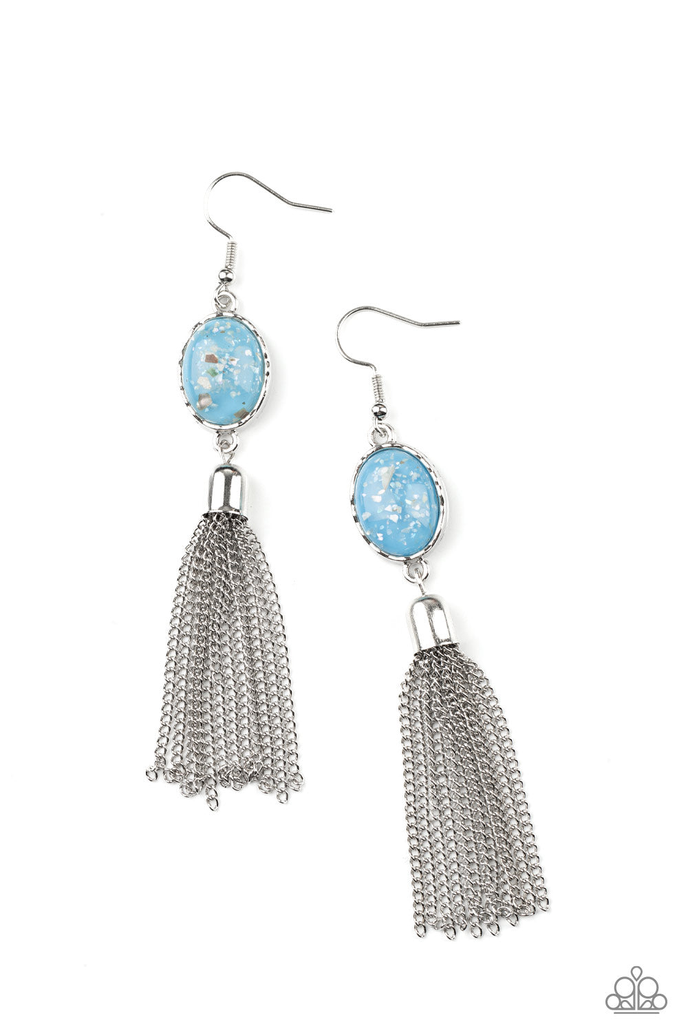 Oceanic Opalescence - Blue earring B088