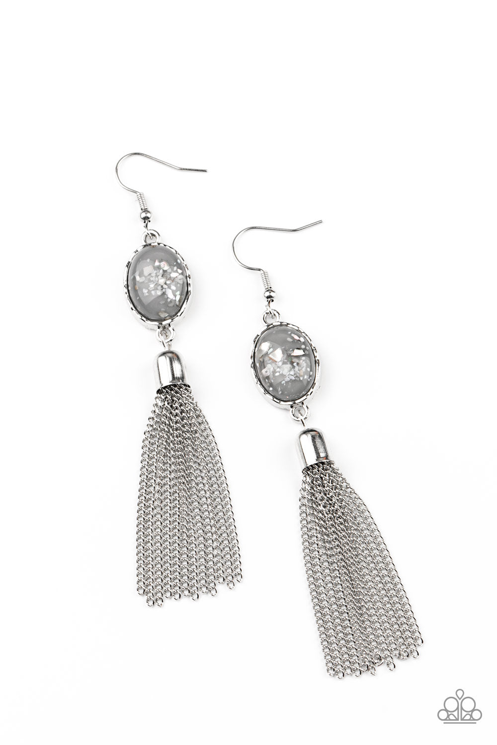 Oceanic Opalescence - Silver earring B119